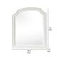 Kyna Dresser Mirror | Beveled Glass | Classic Antique White Solid Wood | 40x42 BM340877