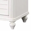 Kyna Nightstand | 2 Drawers | Classic Antique White Solid Wood | 28’’ BM340878