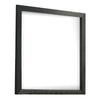 Lati Dresser Mirror | Beveled Glass | Black Wood | 40’’ Square BM340881