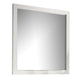 Dyl Dresser Mirror | Bevel Glass | White Wood Frame | 40’’ Square BM340884