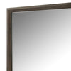 Fel Dresser Mirror | Beveled Glass | Rustic Dark Brown Wood Frame | 44x45 BM340888