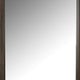 Fel Dresser Mirror | Beveled Glass | Rustic Dark Brown Wood Frame | 44x45 BM340888