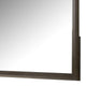 Fel Dresser Mirror | Beveled Glass | Rustic Dark Brown Wood Frame | 44x45 BM340888