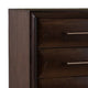 Nitz Tall Dresser Chest | 5 Drawers | Espresso Brown Solid Wood BM340890