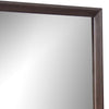 Nitz Dresser Mirror | Beveled Glass | Espresso Brown Solid Wood Frame | 36x40 BM340891