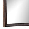 Nitz Dresser Mirror | Beveled Glass | Espresso Brown Solid Wood Frame | 36x40 BM340891
