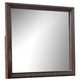 Nitz Dresser Mirror | Beveled Glass | Espresso Brown Solid Wood Frame | 36x40 BM340891