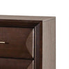 Nitz Nightstand | 2 Drawers | Espresso Brown Solid Wood | 27’’ BM340892