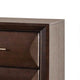 Nitz Nightstand | 2 Drawers | Espresso Brown Solid Wood | 27’’ BM340892
