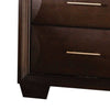 Nitz Nightstand | 2 Drawers | Espresso Brown Solid Wood | 27’’ BM340892
