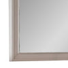 Nitz Dresser Mirror | Beveled Glass | White Solid Wood Frame | 36x40 BM340894