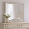 Nitz Dresser Mirror | Beveled Glass | White Solid Wood Frame | 36x40 BM340894