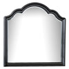 Eleena Dresser Mirror | Beveled Glass | Black Solid Wood Frame | 41x42 BM340901