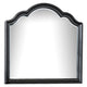 Eleena Dresser Mirror | Beveled Glass | Black Solid Wood Frame | 41x42 BM340901