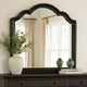 Eleena Dresser Mirror | Beveled Glass | Black Solid Wood Frame | 41x42 BM340901