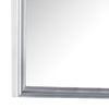 Eleena Dresser Mirror | Beveled Glass | Silver Solid Wood Frame | 41x42 BM340904