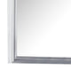 Eleena Dresser Mirror | Beveled Glass | Silver Solid Wood Frame | 41x42 BM340904