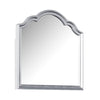 Eleena Dresser Mirror | Beveled Glass | Silver Solid Wood Frame | 41x42 BM340904