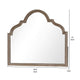 Lyla Dresser Mirror | Beveled Glass | Rustic Oak Brown Solid Wood | 41x50 BM340907