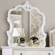 Valena Dresser Mirror | Beveled Glass | White Solid Wood Frame | 45’’ BM340913