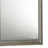 Vino 41 x 44 Dresser Mirror w LED | Glam Gray Wood | Silver Trim BM340924