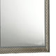 Vino 41 x 44 Dresser Mirror w LED | Glam Gray Wood | Silver Trim BM340924
