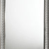 Cyl 36 x 41 Dresser Mirror w Scale Molding Trim | Metallic Gray Wood BM340926