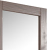 Stav 40’’ Wall Mirror | Rustic White Solid Wood Rectangular Frame BM340927