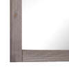 Stav 40’’ Wall Mirror | Rustic White Solid Wood Rectangular Frame BM340927