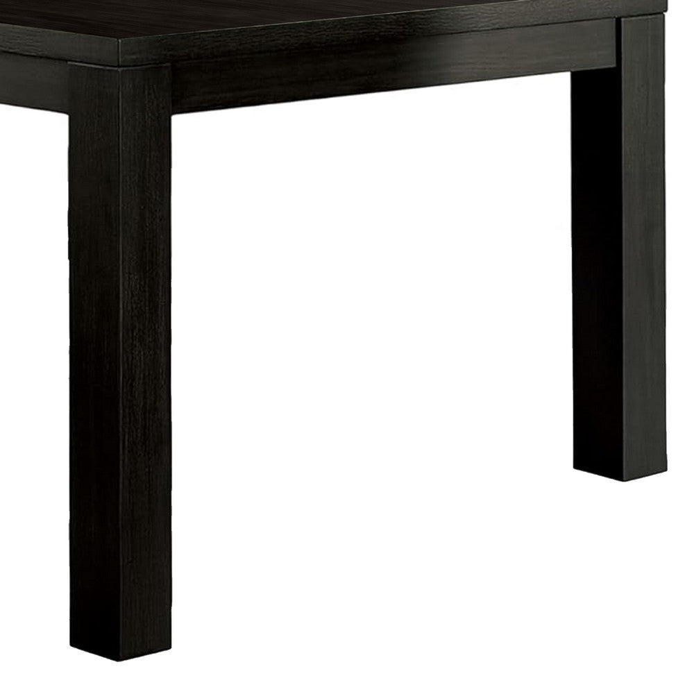 Renu Dining Table | 72’’ | Antique Black Rectangular Solid Wood Top BM340928