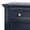 Zeny Nightstand | 1 Cup Handle Drawer w 1 Shelf | Slate Blue Solid Wood BM340936