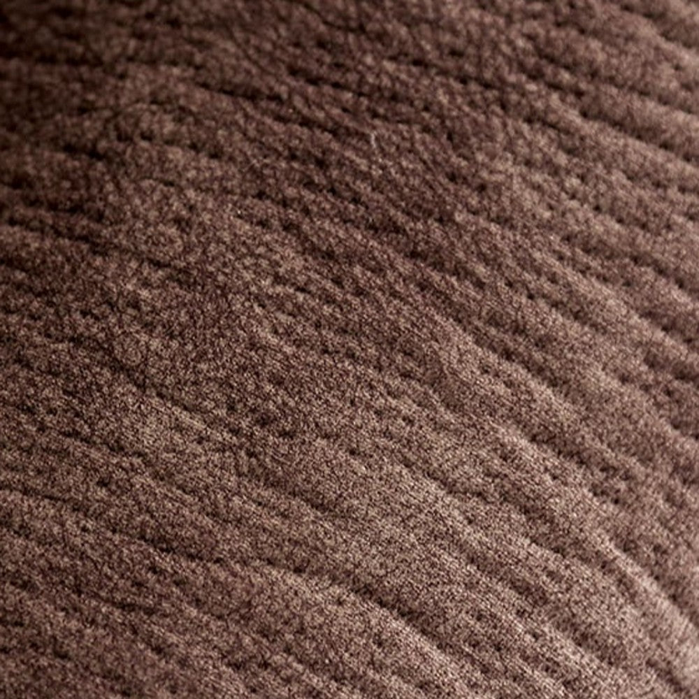 Heny Manual Glider Recliner Chair | Plush Dark Brown Pillow Top Arms BM340941