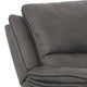 Heny Manual Glider Recliner Chair | Plush Dark Gray Pillow Top Arms BM340942