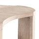 Cony Cocktail Table | Open Lower Shelf | 50" Oval Oak Brown Wood Top