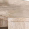 Cony Cocktail Table | Open Lower Shelf | 50" Oval Oak Brown Wood Top