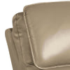 Sily Power Recliner Chair | Flange Trim | Foam Beige Faux Leather Seat BM340959