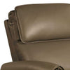 Sily Power Recliner Chair | Flange Trim | Foam Gray Faux Leather Seat BM340961