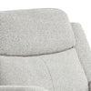 Becy Manual Glider Recliner Chair | Padded Track Arms | Light Gray BM340962