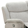Becy Manual Reclining Loveseat w Console | 2 Cup Holders | Light Gray BM340963