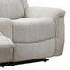 Becy Manual Reclining Loveseat w Console | 2 Cup Holders | Light Gray BM340963