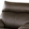 Ozy Manual Recliner Chair | Pillow Top Arms | Dark Brown Leather Match BM340967