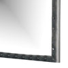 Rea Dresser Vanity Mirror | Crystal Tufted Gray Velvet Upholstery Arched Frame BM340977