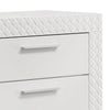 Dema 6 Drawer Wide Dresser | High Gloss White Textured Trim BM340985