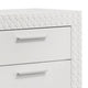 Dema 6 Drawer Wide Dresser | High Gloss White Textured Trim BM340985