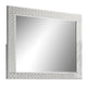 Dema Dresser Vanity Mirror | High Gloss White Textured Trim BM340986
