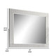 Dema Dresser Vanity Mirror | High Gloss White Textured Trim BM340986