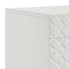 Dema 2 Drawer Nightstand | High Gloss White Textured Trim BM340987