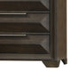 Fema Tall Dresser Chest | 5 Drawer | Nickel Finger Pulls | Espresso Brown BM340988