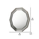 Cyl Vanity Dresser Mirror | Geometric Metallic Gray Backlit LED Frame BM340990