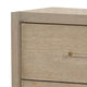 Fea Nightstand w USB Ports | 2 Drawers | Natural Oak Brown BM340994